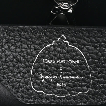 Louis Vuitton LV X YK Taurillon Capucine MM Black 7 of 10