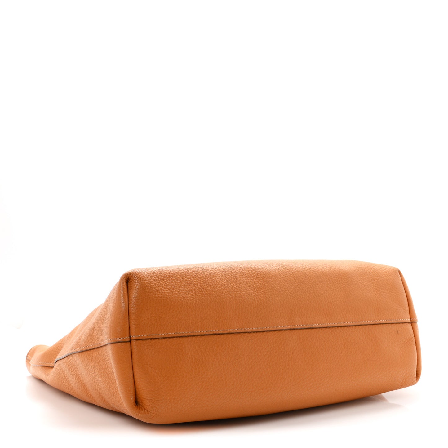 Vitello Daino Shopping Tote Ambra