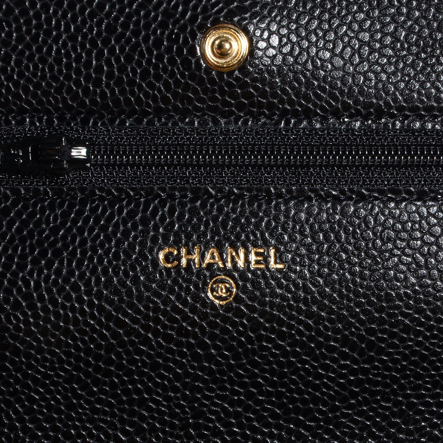 Chanel Caviar Quilted Wallet on Chain Black 6 of 9