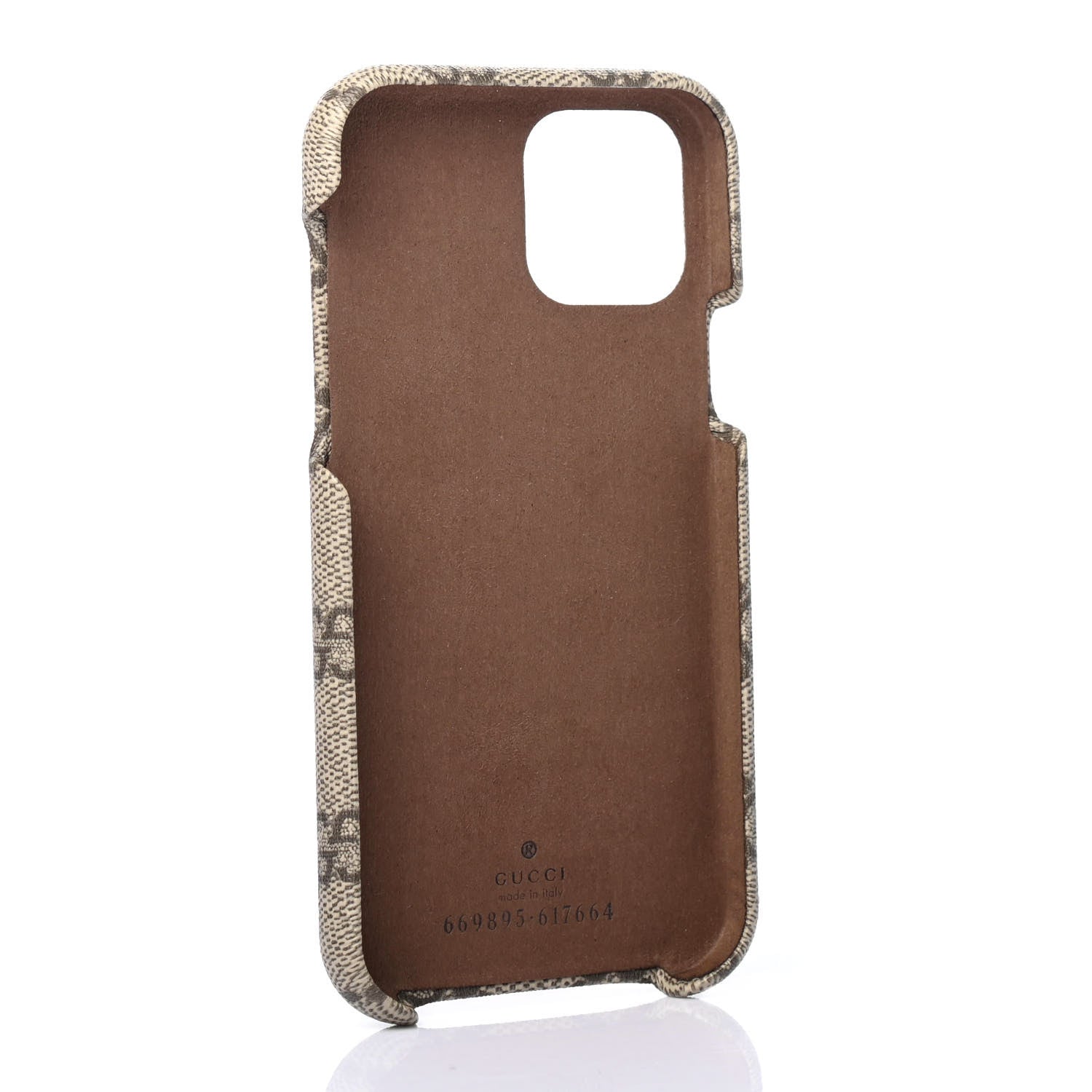 Gucci GG Supreme Monogram Marmont iPhone 12/12 Pro Case Beige 2 of 4