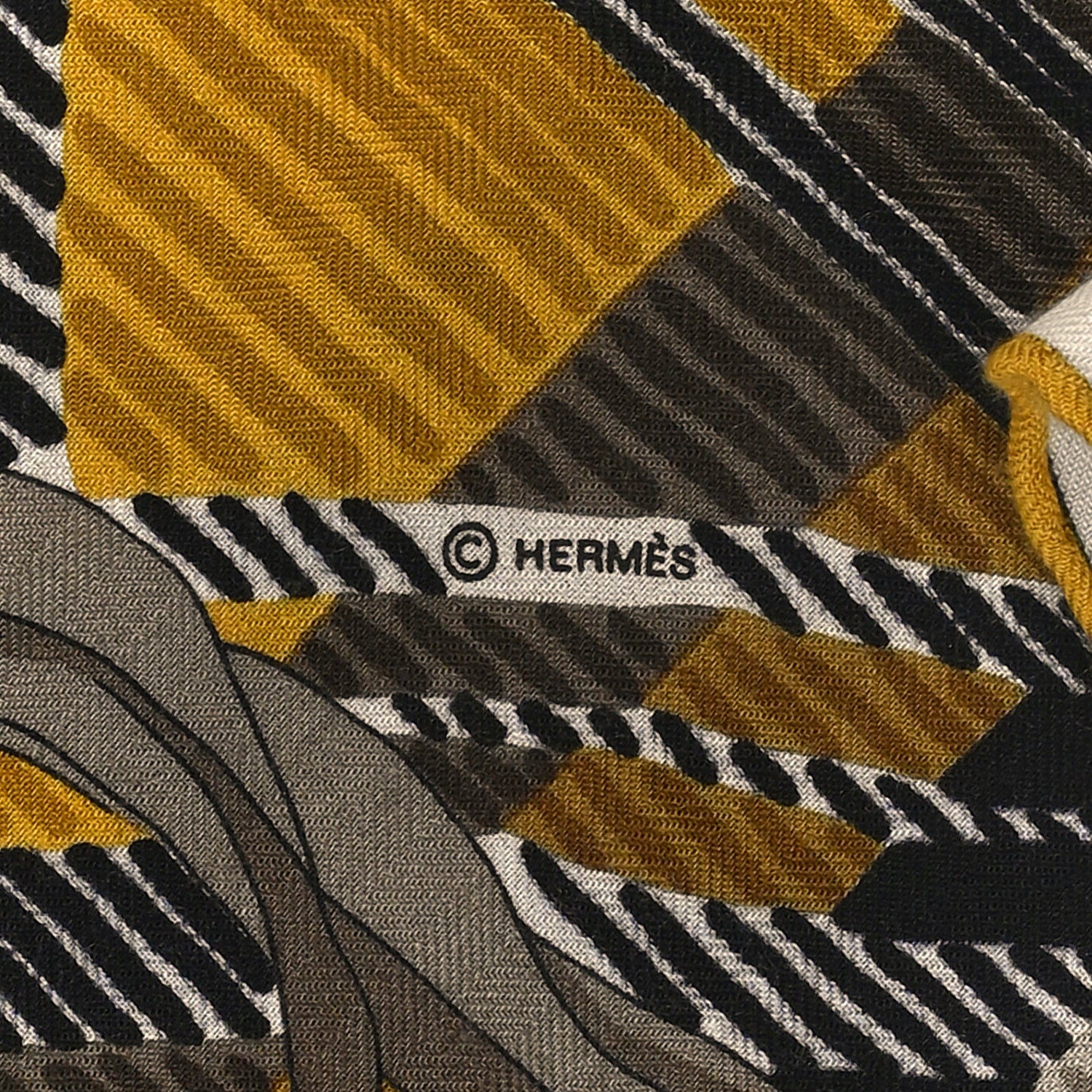 Hermes Cashmere Silk Lujo Criollo Shawl 140 3 of 3