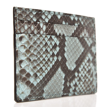 Gucci Python Card Holder Light Blue 3 of 7