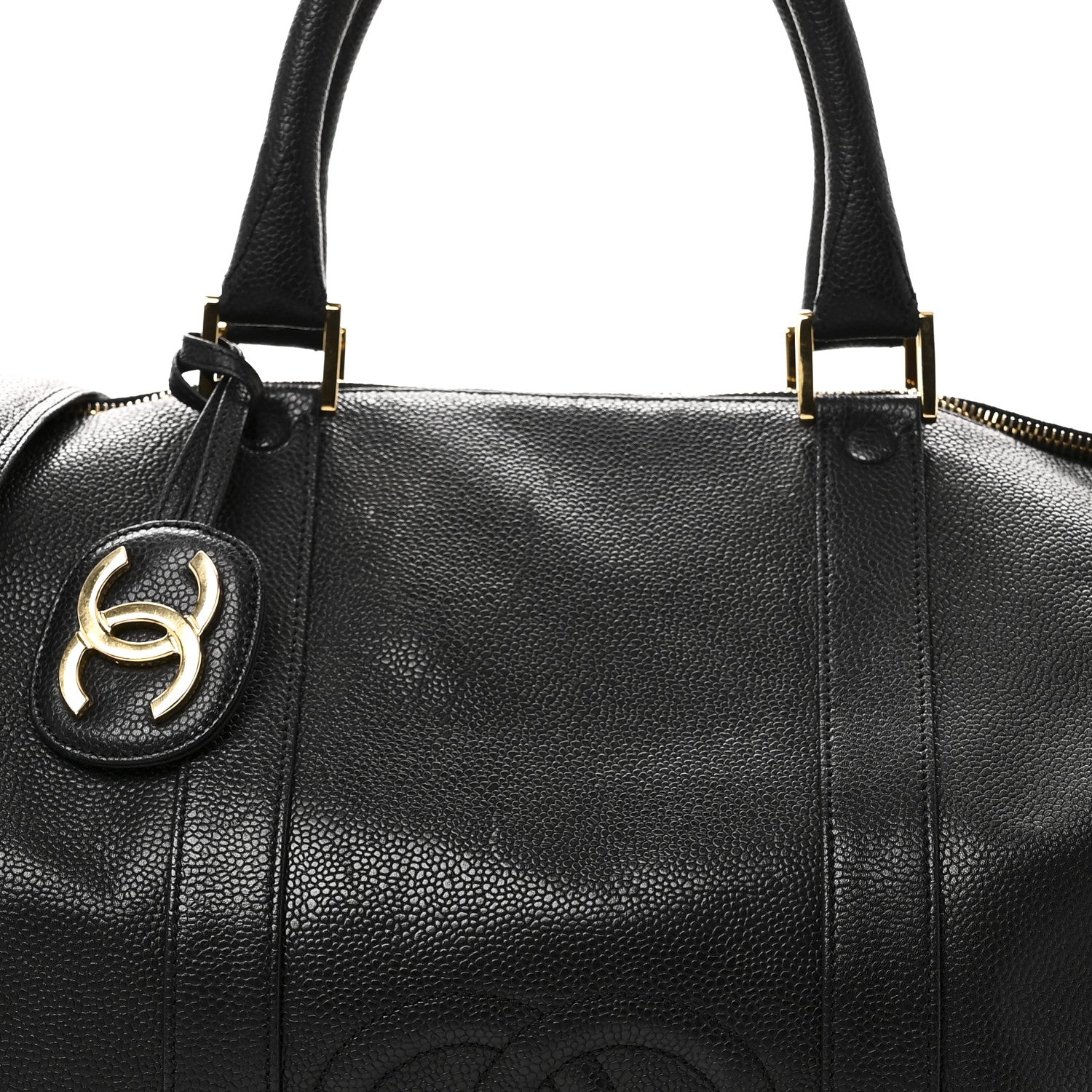 Chanel Caviar Timeless CC Duffel Bag Black 7 of 9