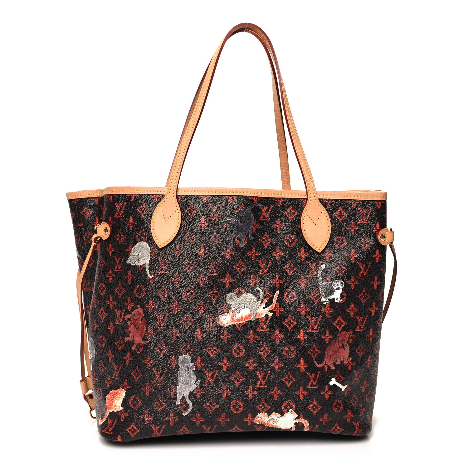 Louis Vuitton Catogram Neverfull MM Marron 1 of 10