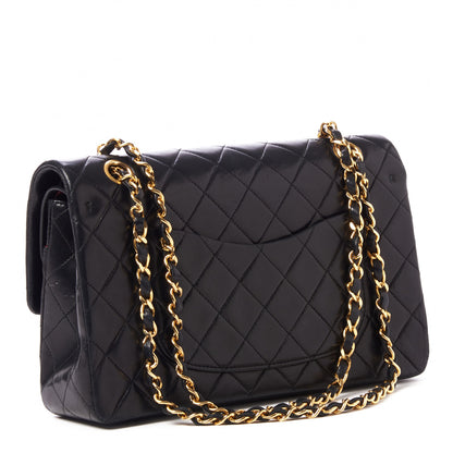Chanel Lambskin Quilted Medium Double Flap Black 3 of 10