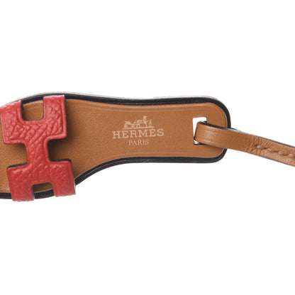 Hermes Epsom Butler Calfskin Hunter Oran Nano Bag Charm Rouge de Coeur 3 of 5