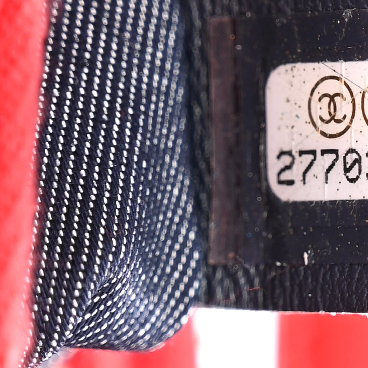 Lambskin CC Mania Waist Belt Bag Red