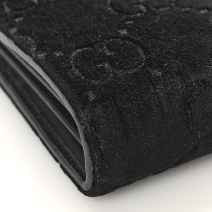 Gucci Velvet GG Monogram Mini Dionysus Chain Wallet Black 9 of 11