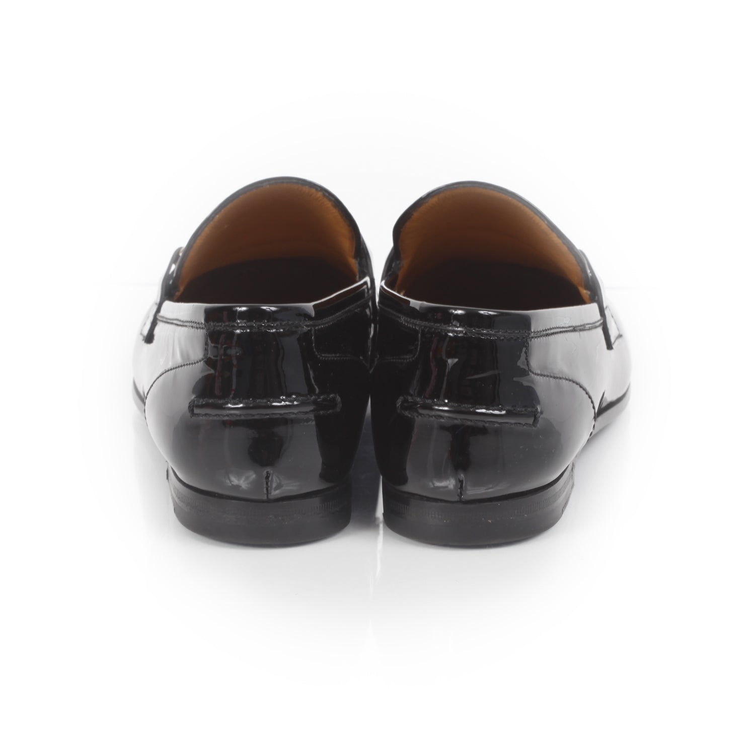 Gucci Patent Leather Horsebit Loafers 36.5 3 of 10