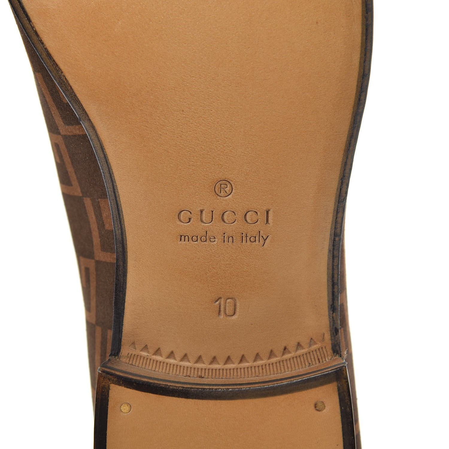 Gucci Vernice Naplack Suede Mens Square G Loafers 10 Black Sigaro 7 of 8