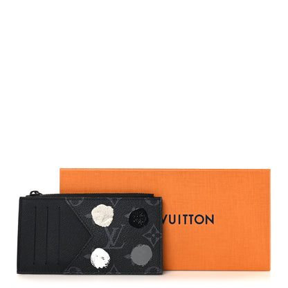 Louis Vuitton LV X YK Monogram Eclipse Taiga Coin Card Holder 7 of 7