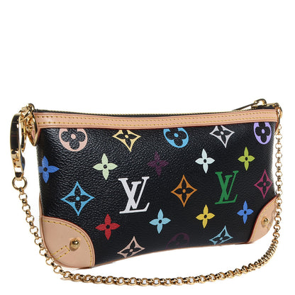 Louis Vuitton Monogram Multicolor Pochette Milla MM Black 3 of 8