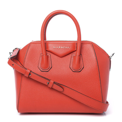 Givenchy Sugar Goatskin Mini Antigona Medium Red 1 of 10