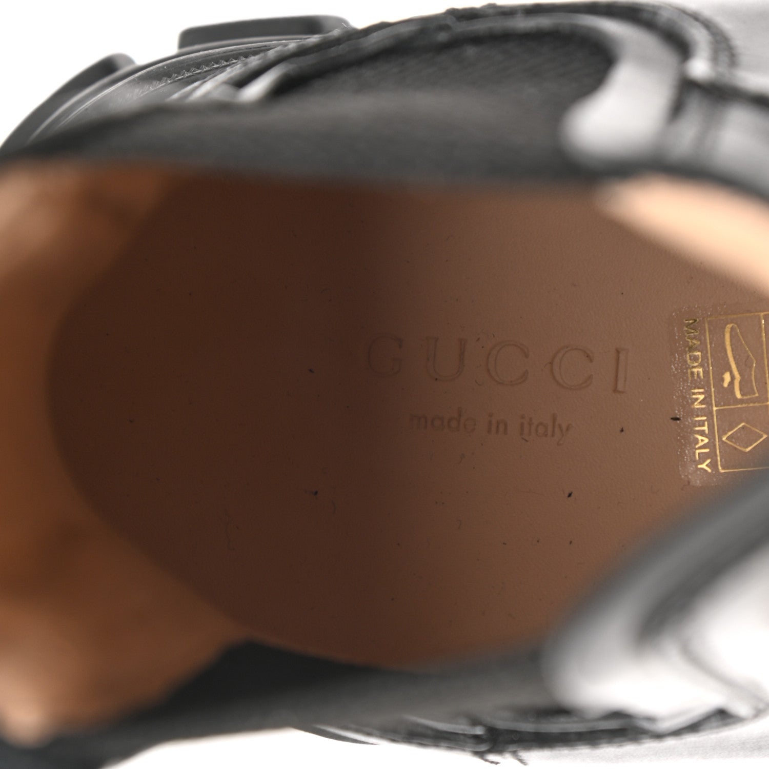 Gucci Calfskin Logo Ankle Boots 36.5 Black 7 of 10