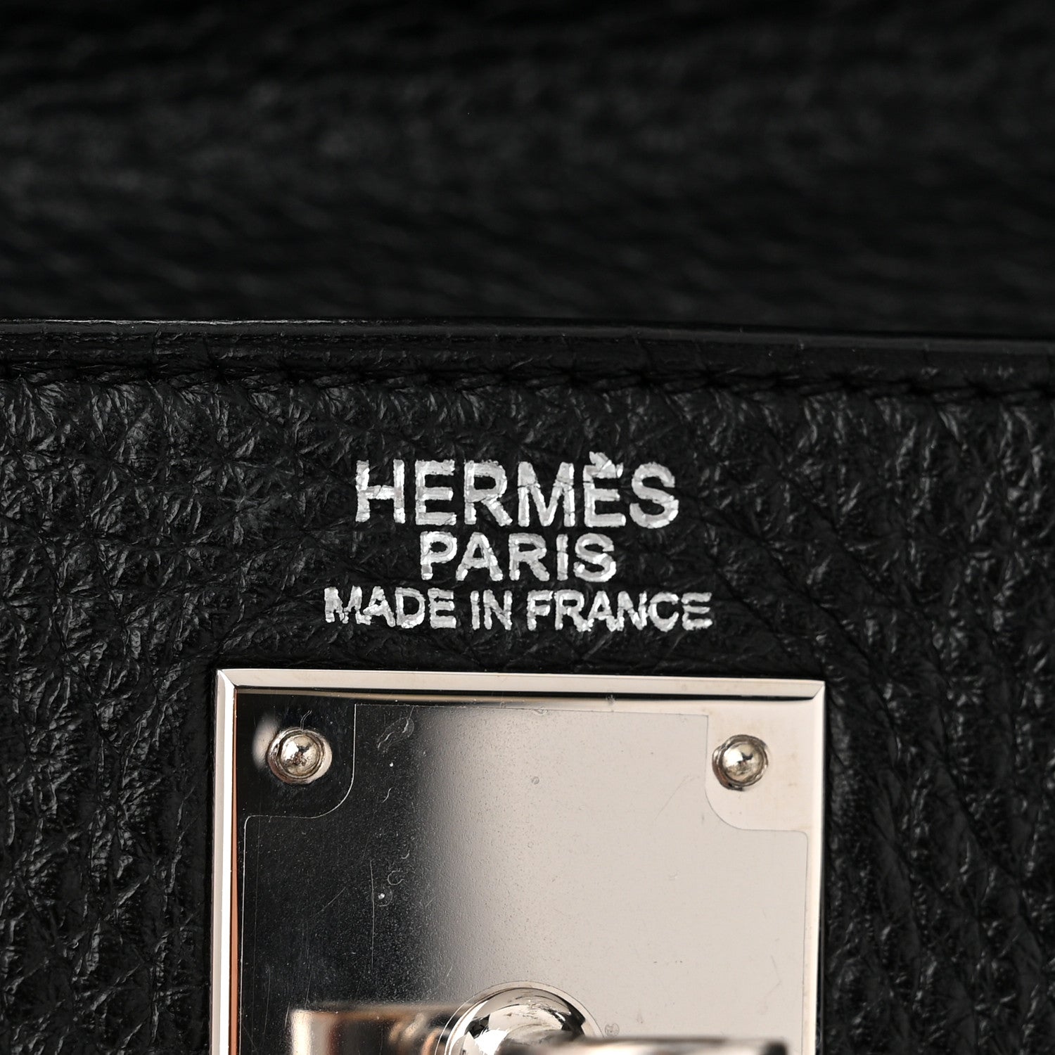 Hermes Taurillon Clemence Kelly Retourne 32 Black 6 of 11