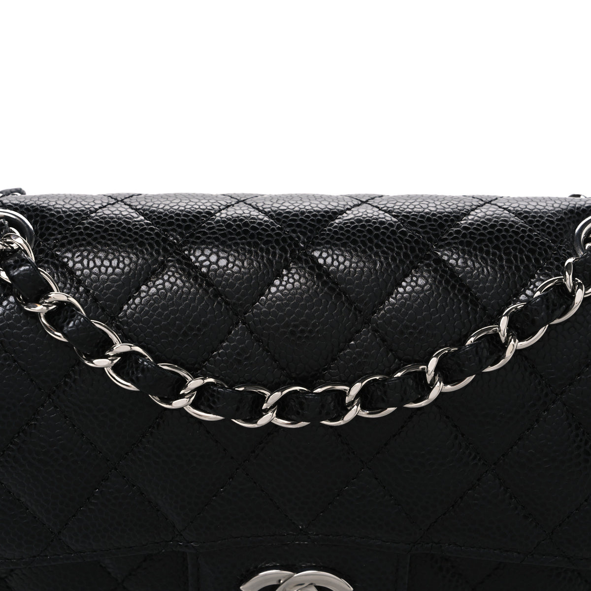 Chanel Caviar Quilted Small Double Flap Black 8 of 12