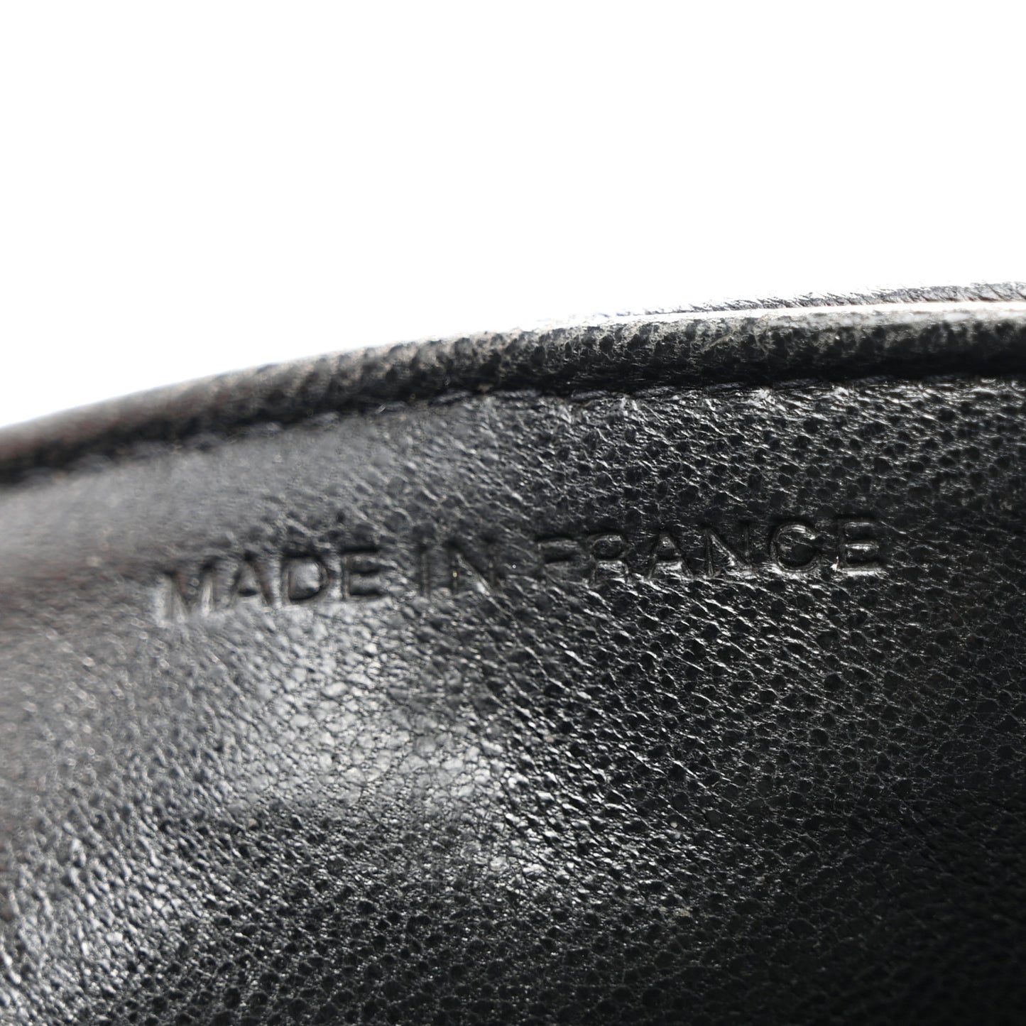 Lambskin East West Chocolate Bar Flap Black