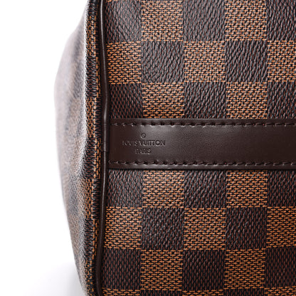 Louis Vuitton Damier Ebene Speedy Bandouliere 25 10 of 12