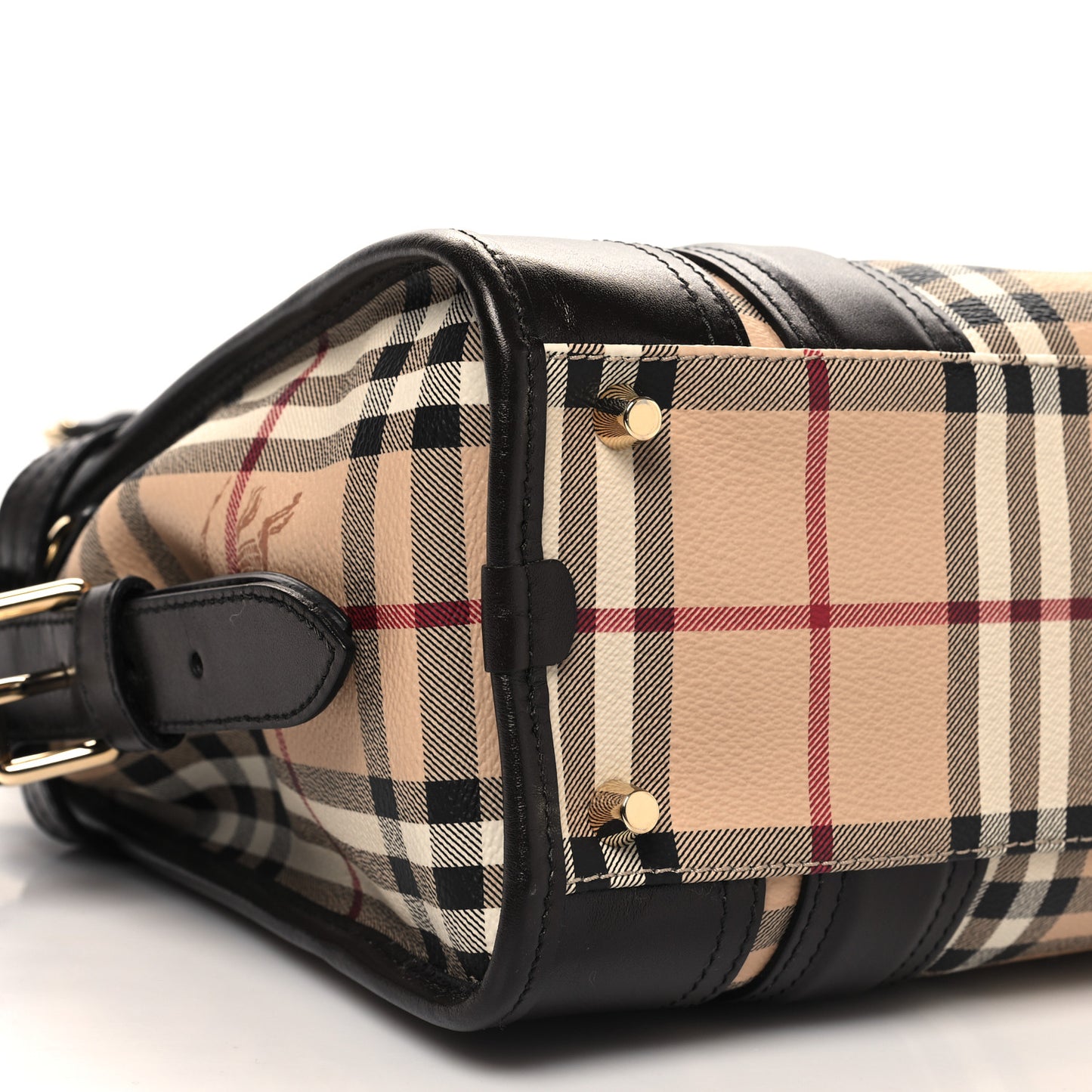 Haymarket Check Medium Minford Portrait Tote Chocolate