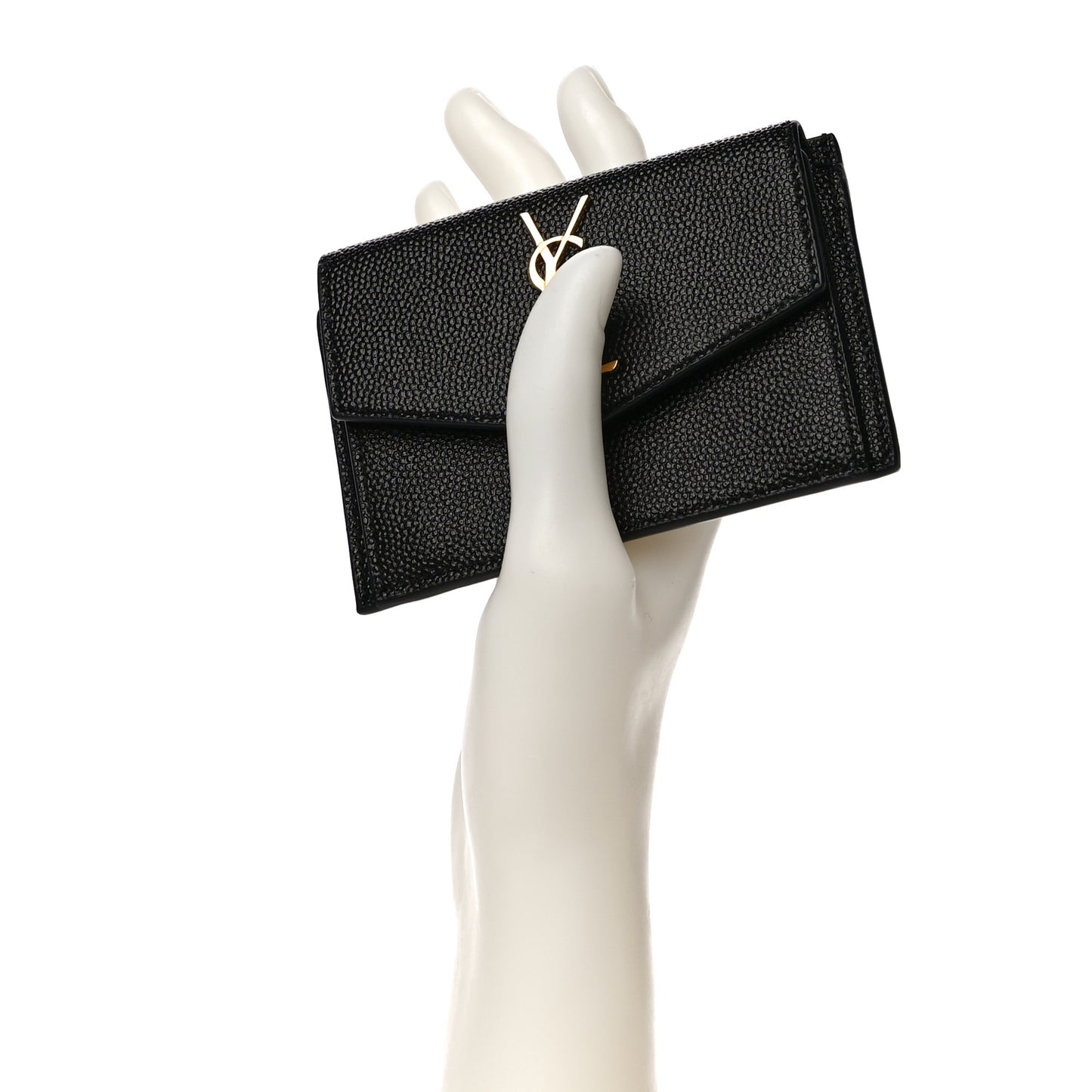 Grain De Poudre Uptown Monogram Card Case Black