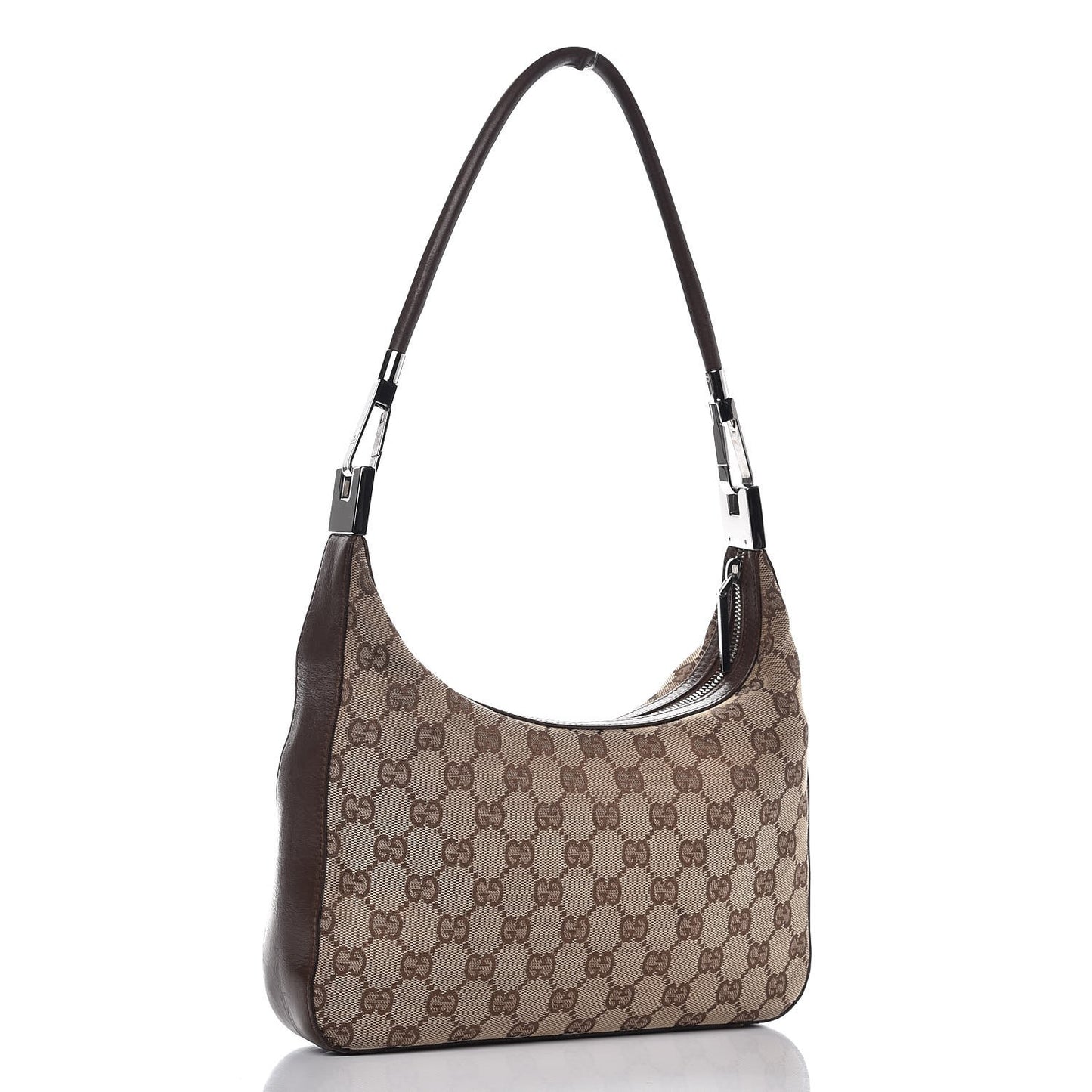 Monogram GG Small Clasp Hobo Brown