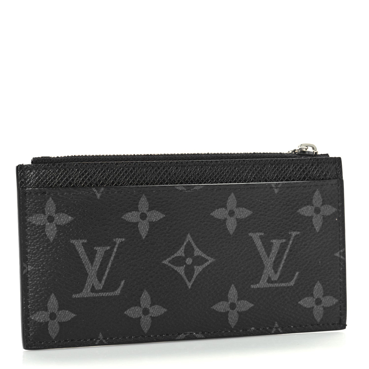 Louis Vuitton Monogram Eclipse Taiga Coin Card Holder 3 of 8