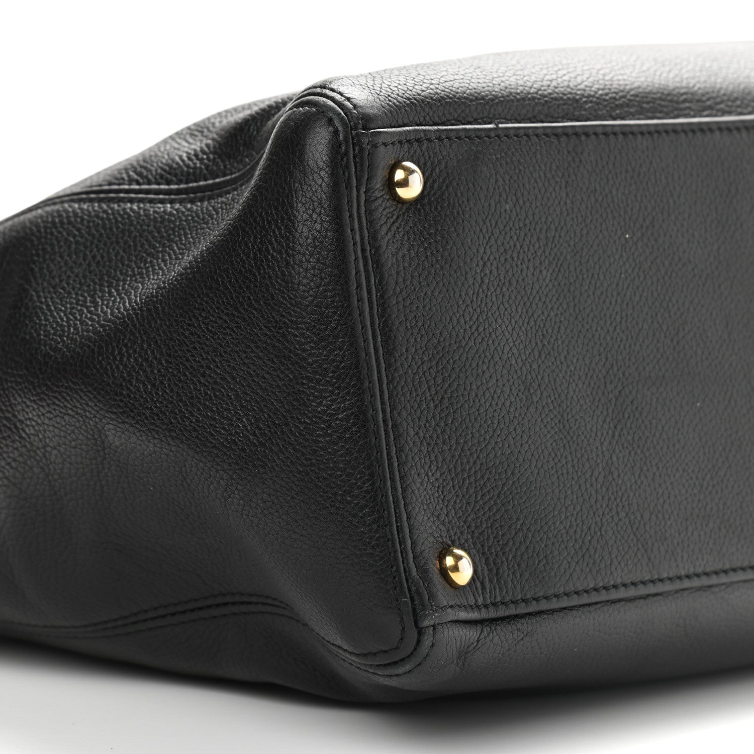 Chanel Calfskin Cerf Executive Shopper Tote Black 11 of 13
