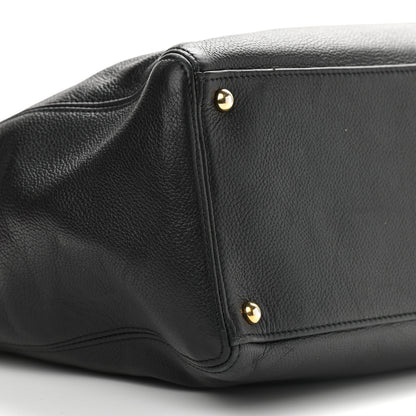 Chanel Calfskin Cerf Executive Shopper Tote Black 11 of 13