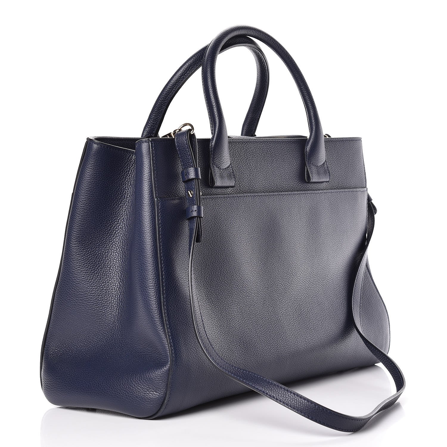 Chanel Grained Calfskin Medium Neo Executive Shopper Tote Navy 3 of 10