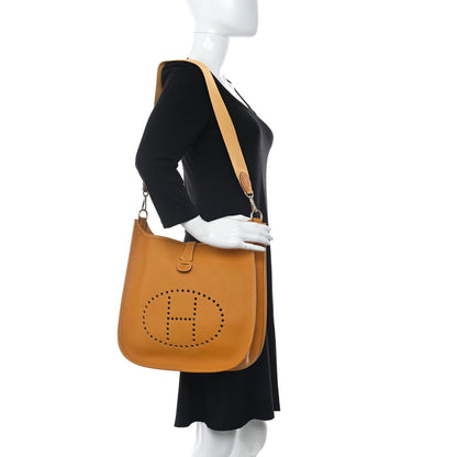 Hermes Togo Evelyne GM Moutarde 2 of 9