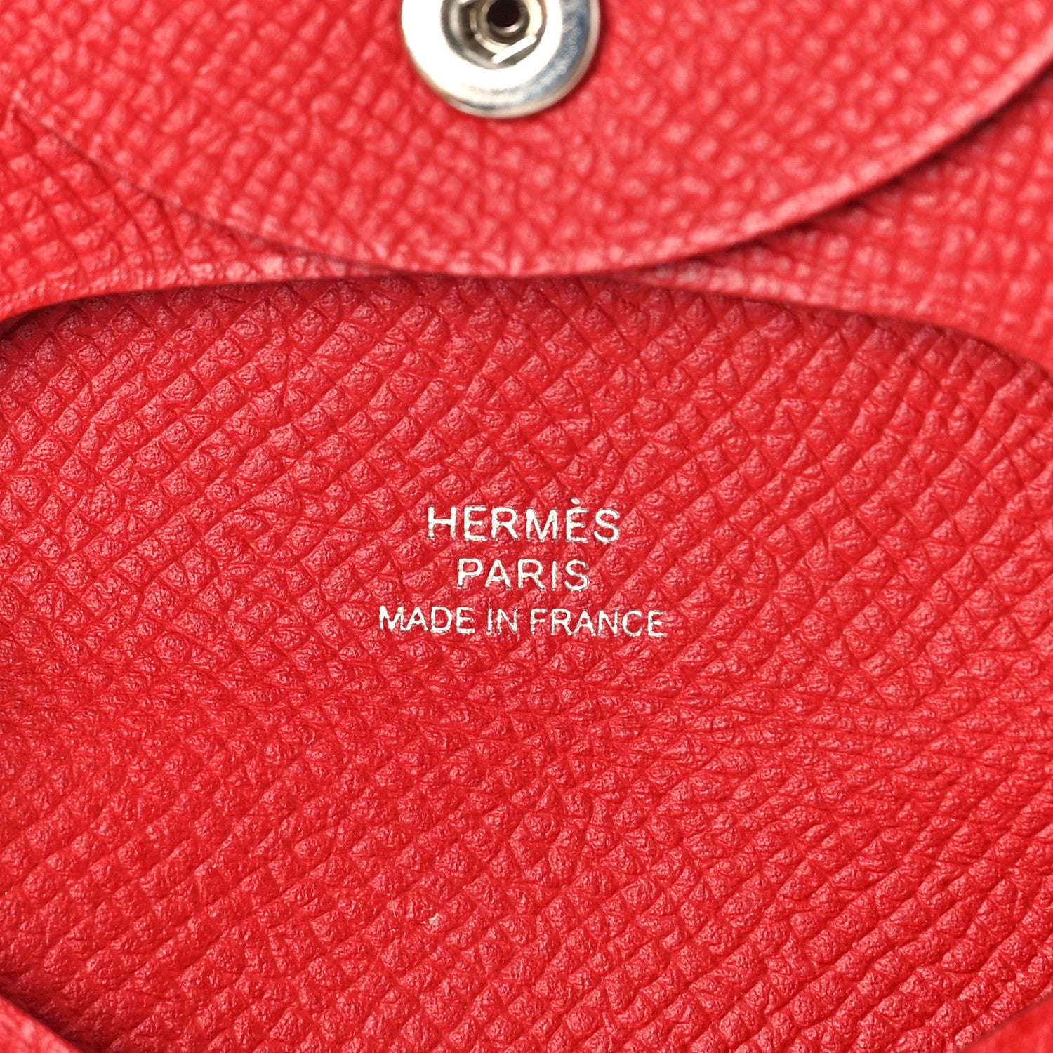 Hermes Epsom Bastia Coin Purse Rouge Casaque 6 of 8