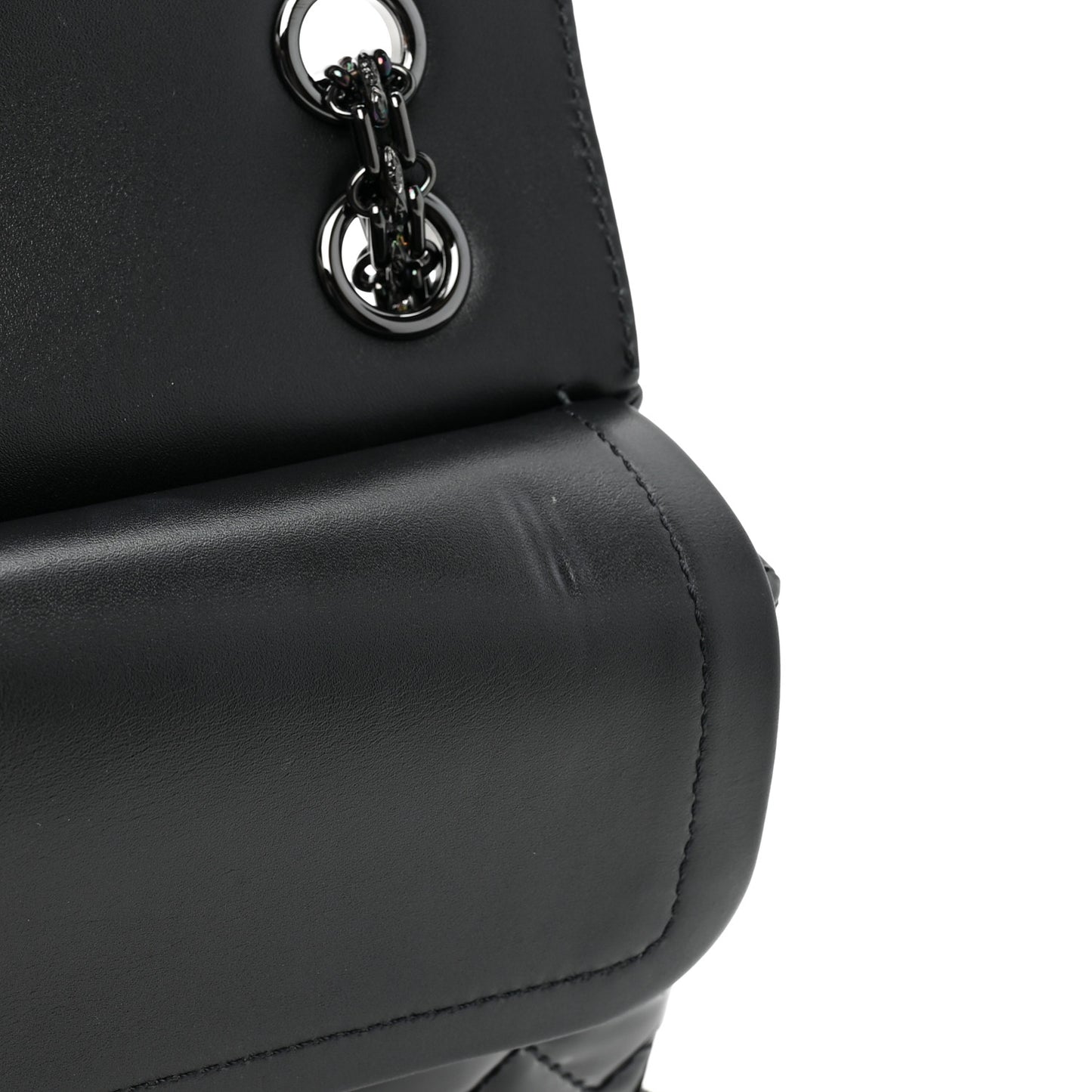 Patent Calfskin Quilted 2.55 Reissue 225 Flap So Black