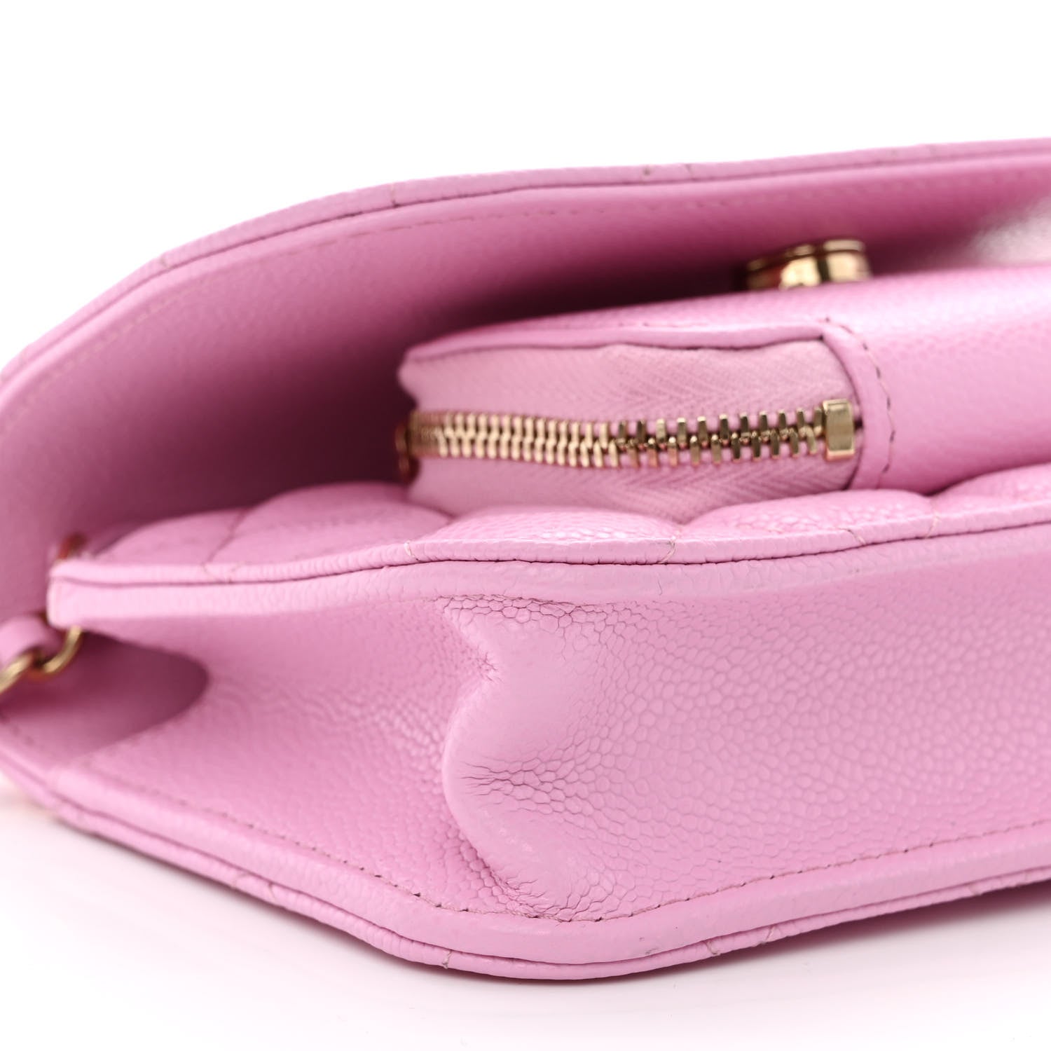 Chanel Caviar Quilted Business Affinity Clutch With Chain Flap Lilac 10 of 12