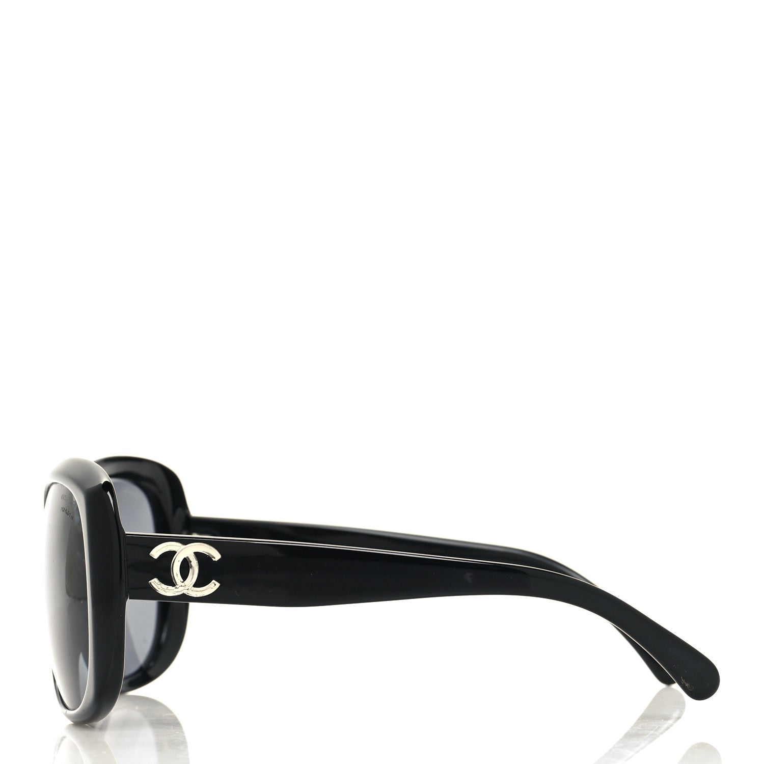 Chanel Acetate Polarized CC Sunglasses 5183 Black 3 of 8