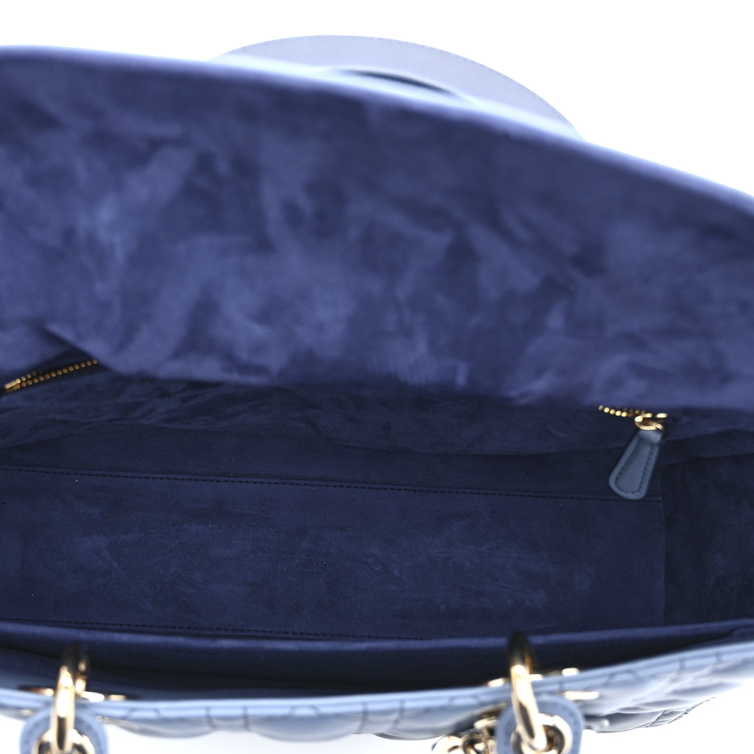 Christian Dior Lambskin Cannage Gradient Large Lady Dior Blue 5 of 13