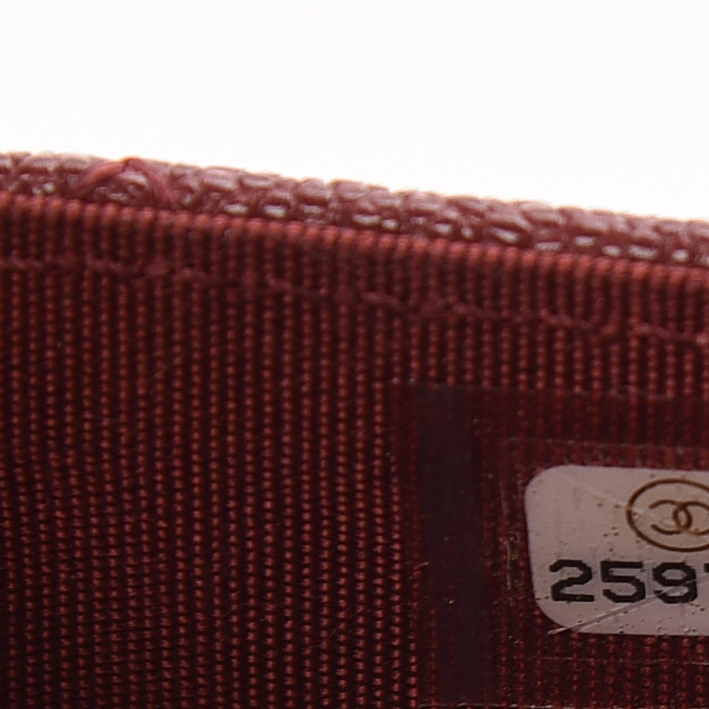Caviar Quilted Boy Flap Card Holder Burgundy