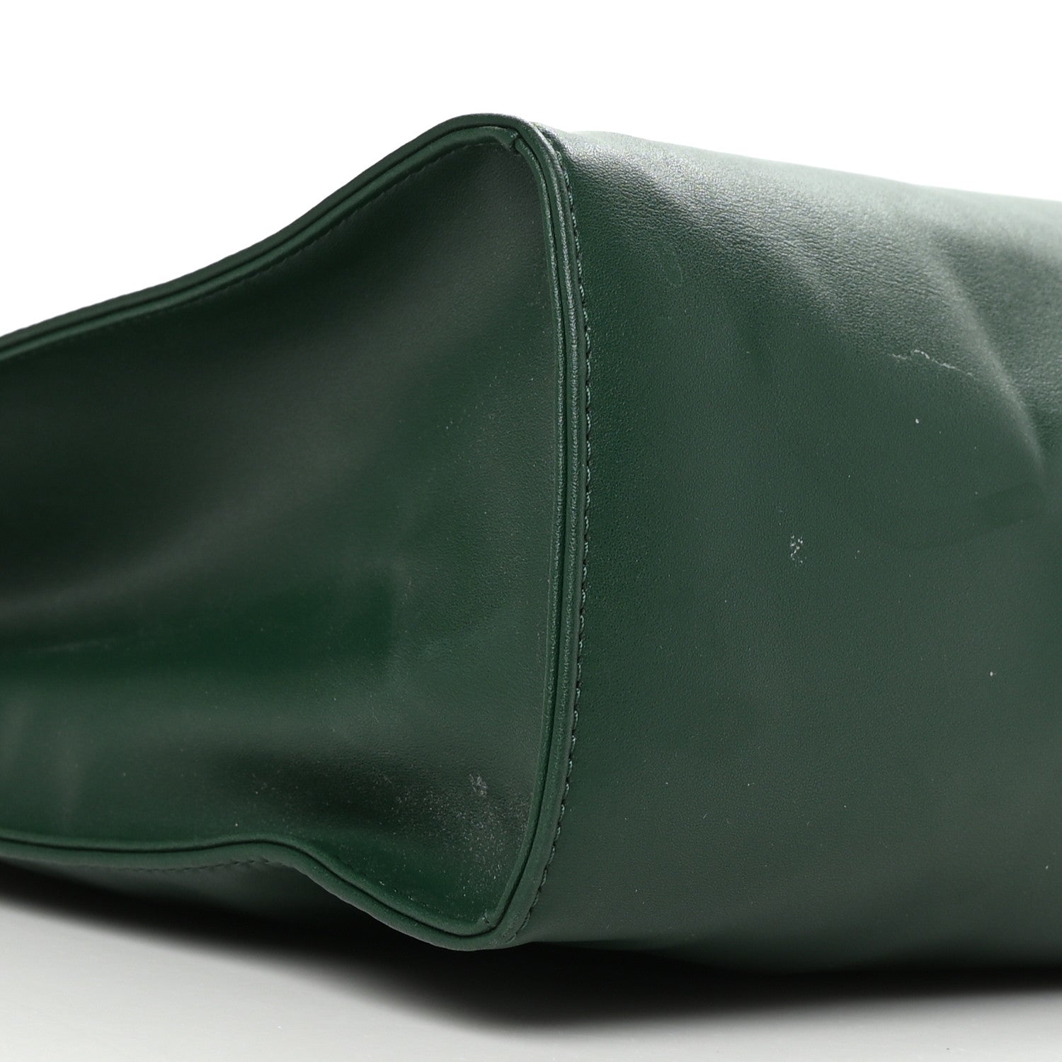 Telfar Vegan Leather Medium Shopping Bag Dark Olive 6 of 10