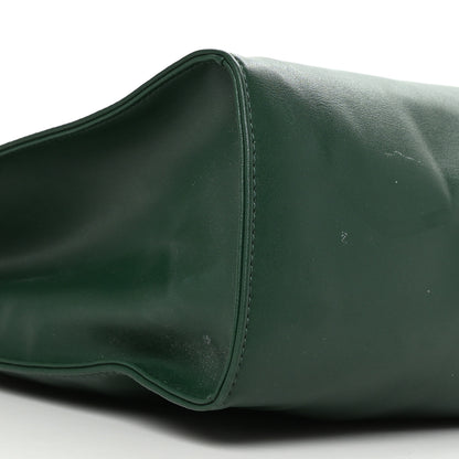 Telfar Vegan Leather Medium Shopping Bag Dark Olive 6 of 10