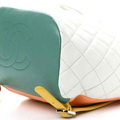 Chanel Lambskin Quilted Small Cuba Urban Spirit Backpack White 9 of 11