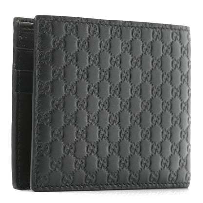 Gucci Microguccissima Bi-Fold Wallet Black 3 of 8