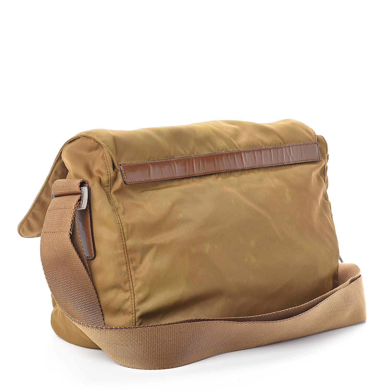 Prada Tessuto Nylon Vela Sport Messenger Bag Brown 3 of 13