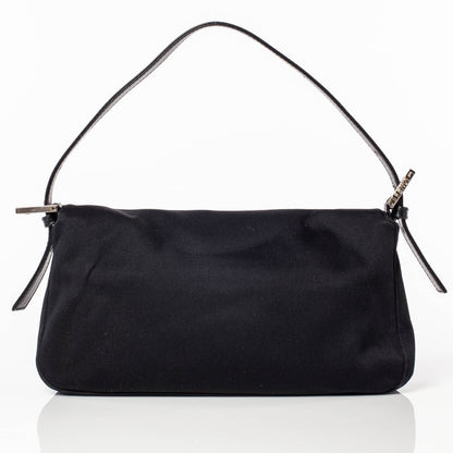 Fendi Canvas Baguette Black 3 of 12