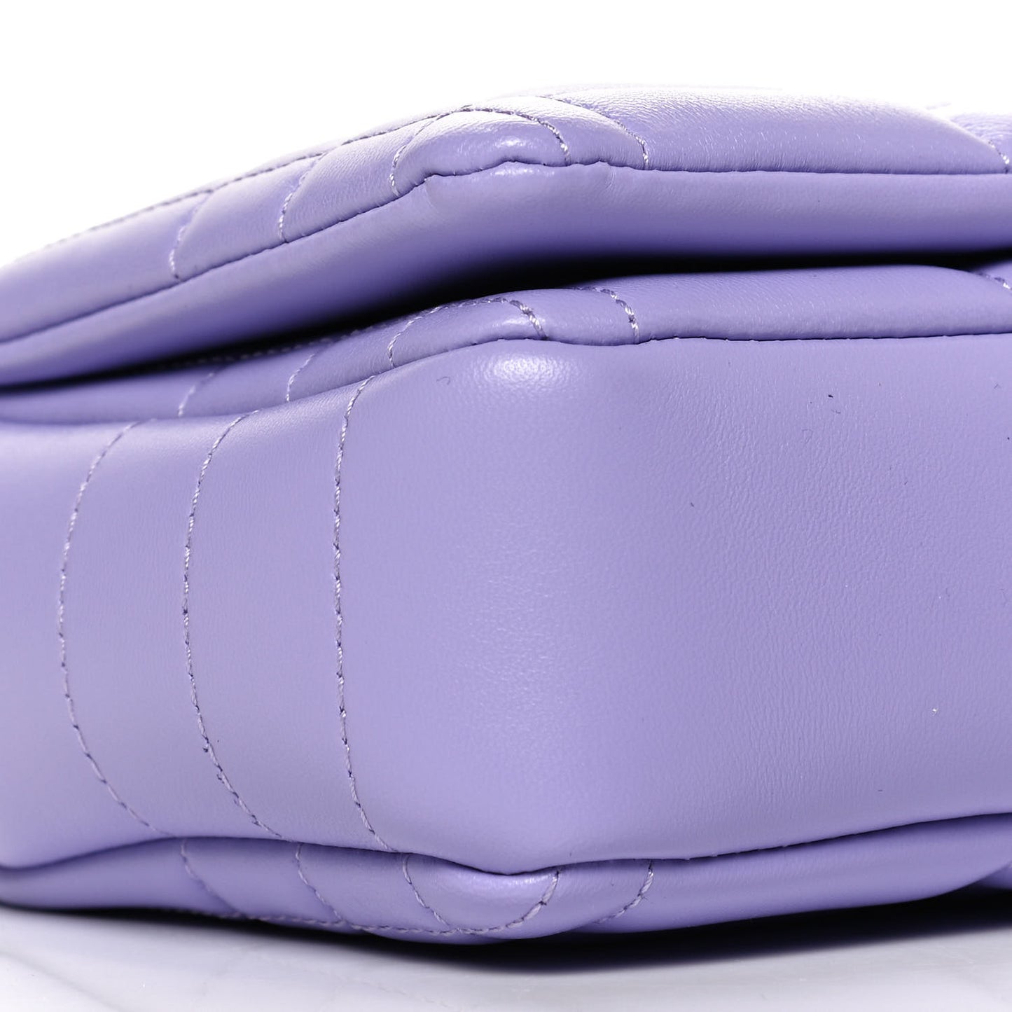 Lambskin Quilted Small Lola Bag Soft Violet
