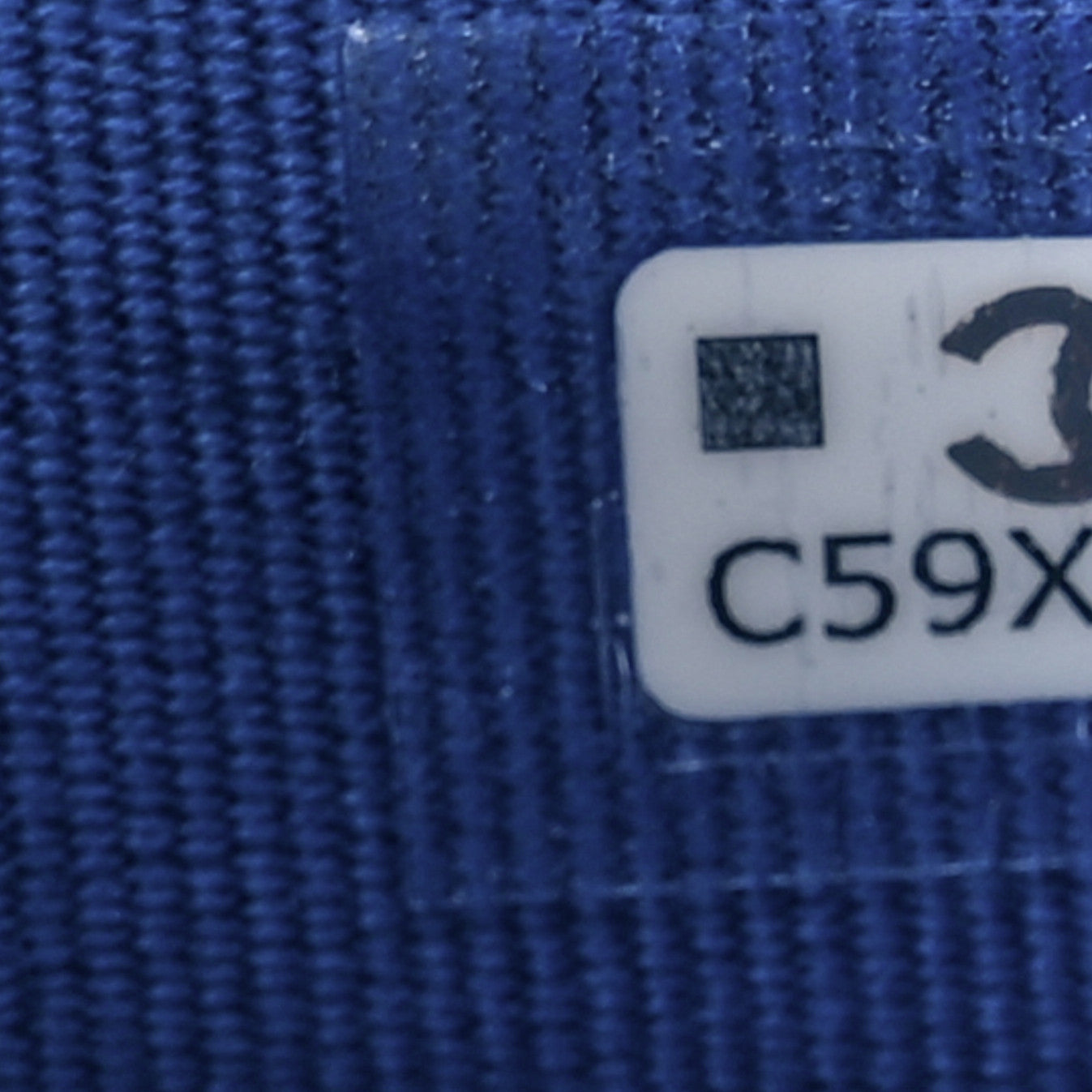 Caviar Quilted Flap Card Holder Wallet Blue