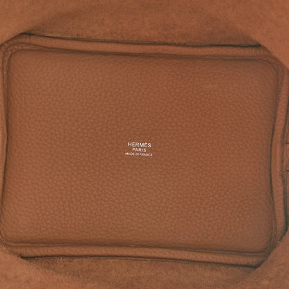 Hermes Taurillon Clemence Picotin Lock 18 PM Biscuit 6 of 11