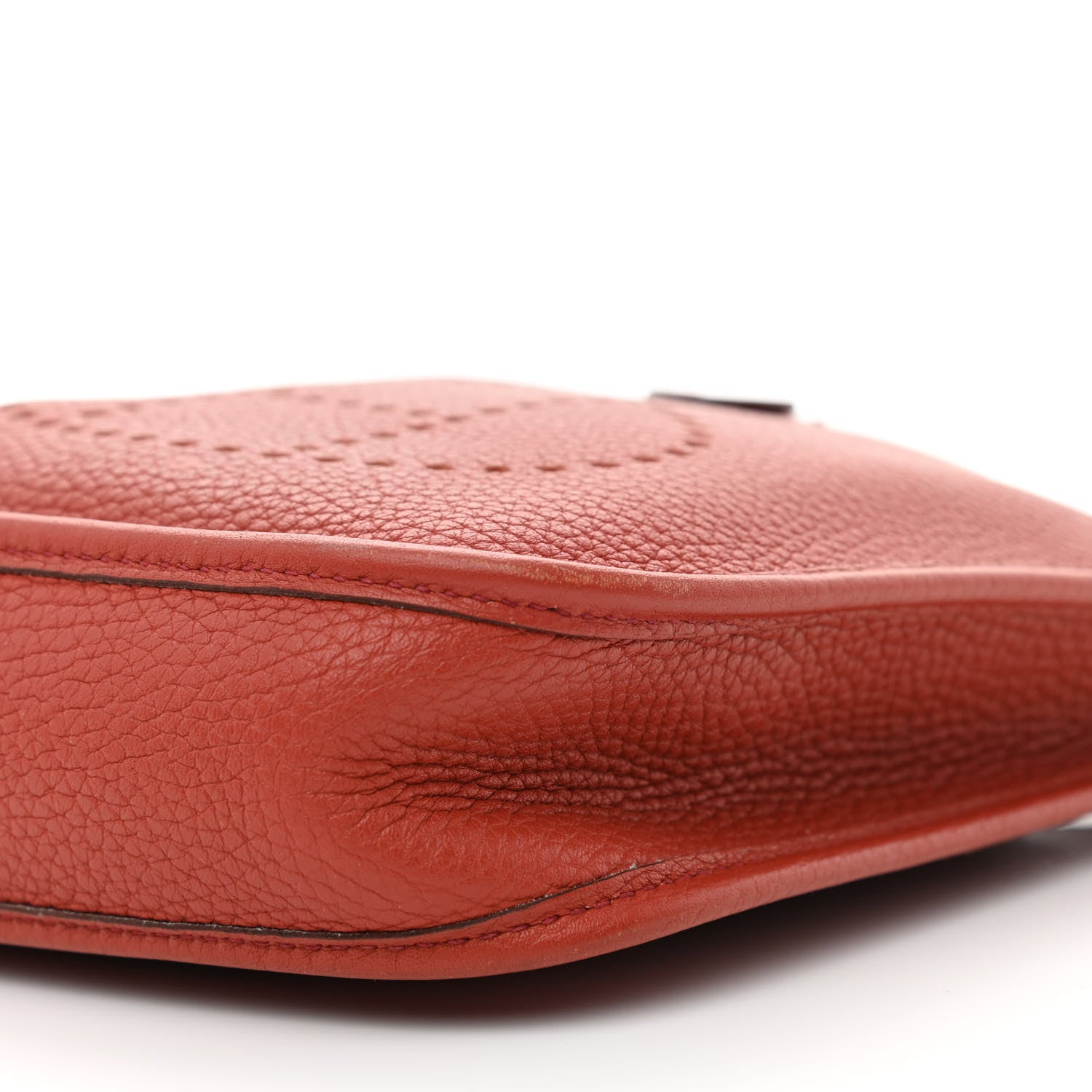 Hermes Taurillon Clemence Evelyne TPM Brique Rouge Pivoine 9 of 9