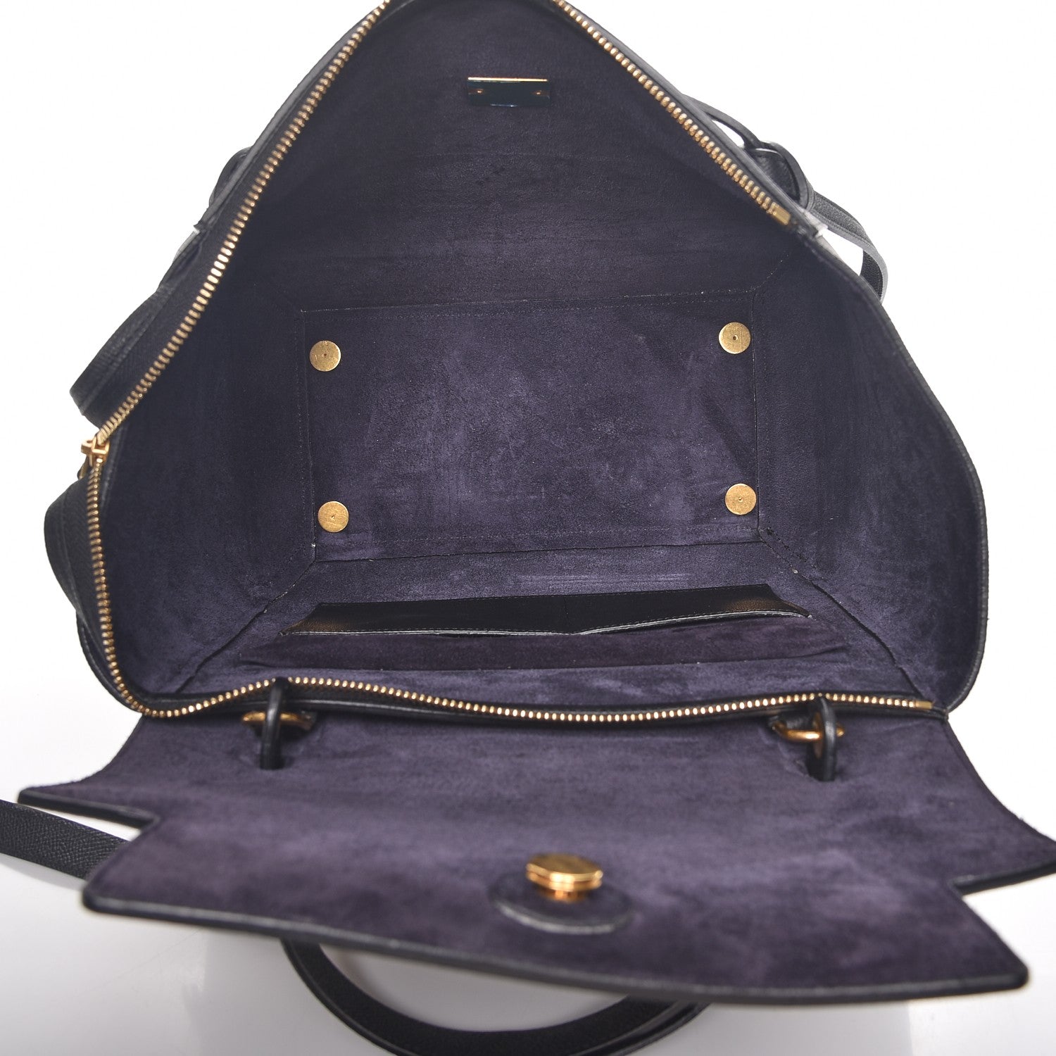 Celine Grained Calfskin Mini Belt Bag Black 6 of 9