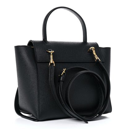 Celine Grained Calfskin Nano Belt Bag Black 3 of 14