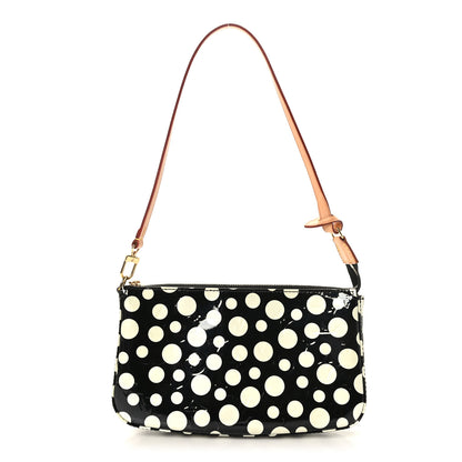 Louis Vuitton Vernis Kusama Infinity Dots Pochette Accessories Black 1 of 9
