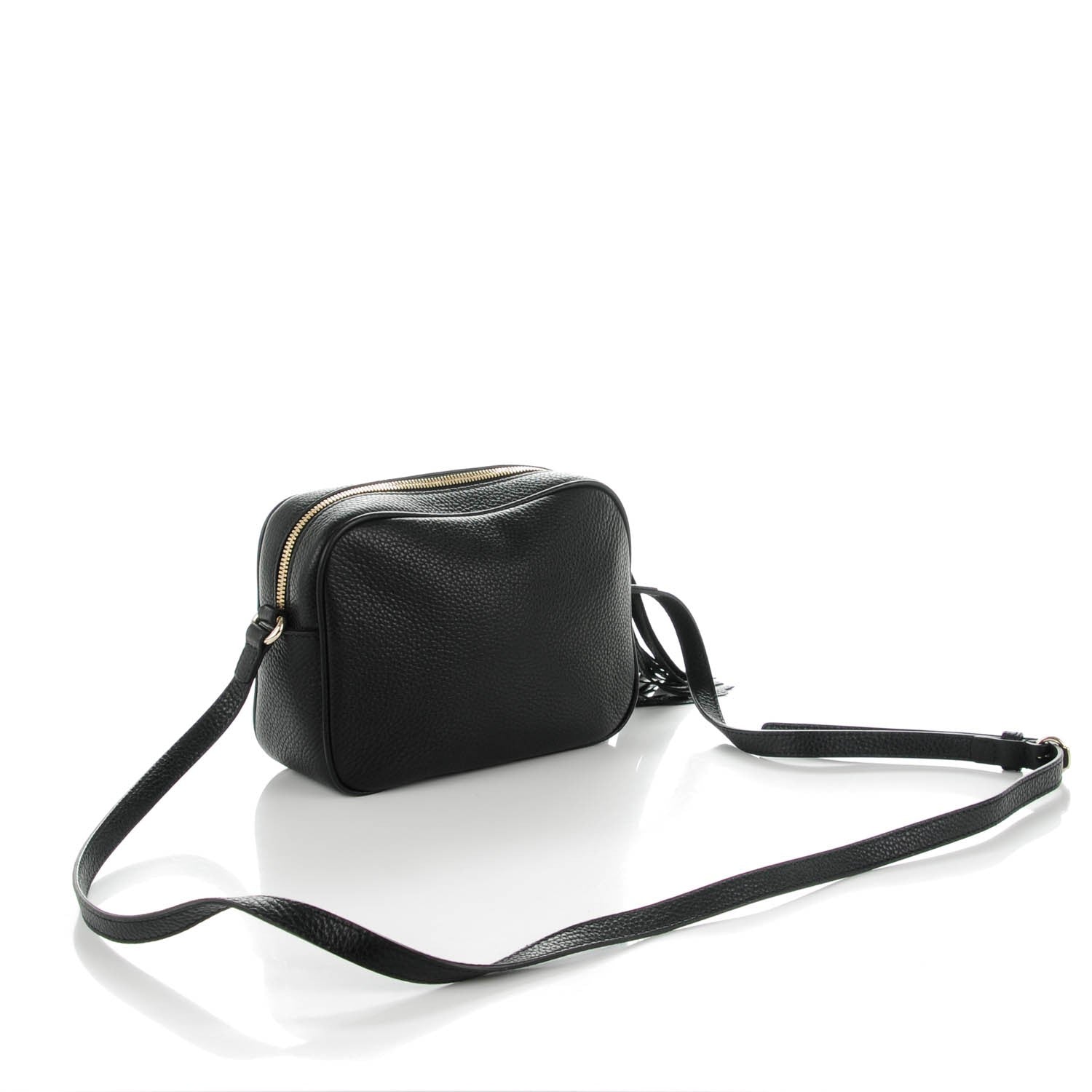 Gucci Pebbled Calfskin Small Soho Disco Bag Black 3 of 7